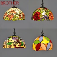 brother tiffany pendant light contemporary led lamp fixtures decorative for home dining room