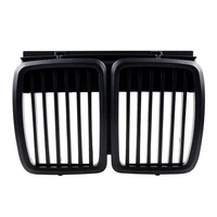 car grilles for bmw e30 m40 1982 1994 matte black 1 pair mesh sheet grille front racing grill 51131884350 for bmw e30 m40 1982 1