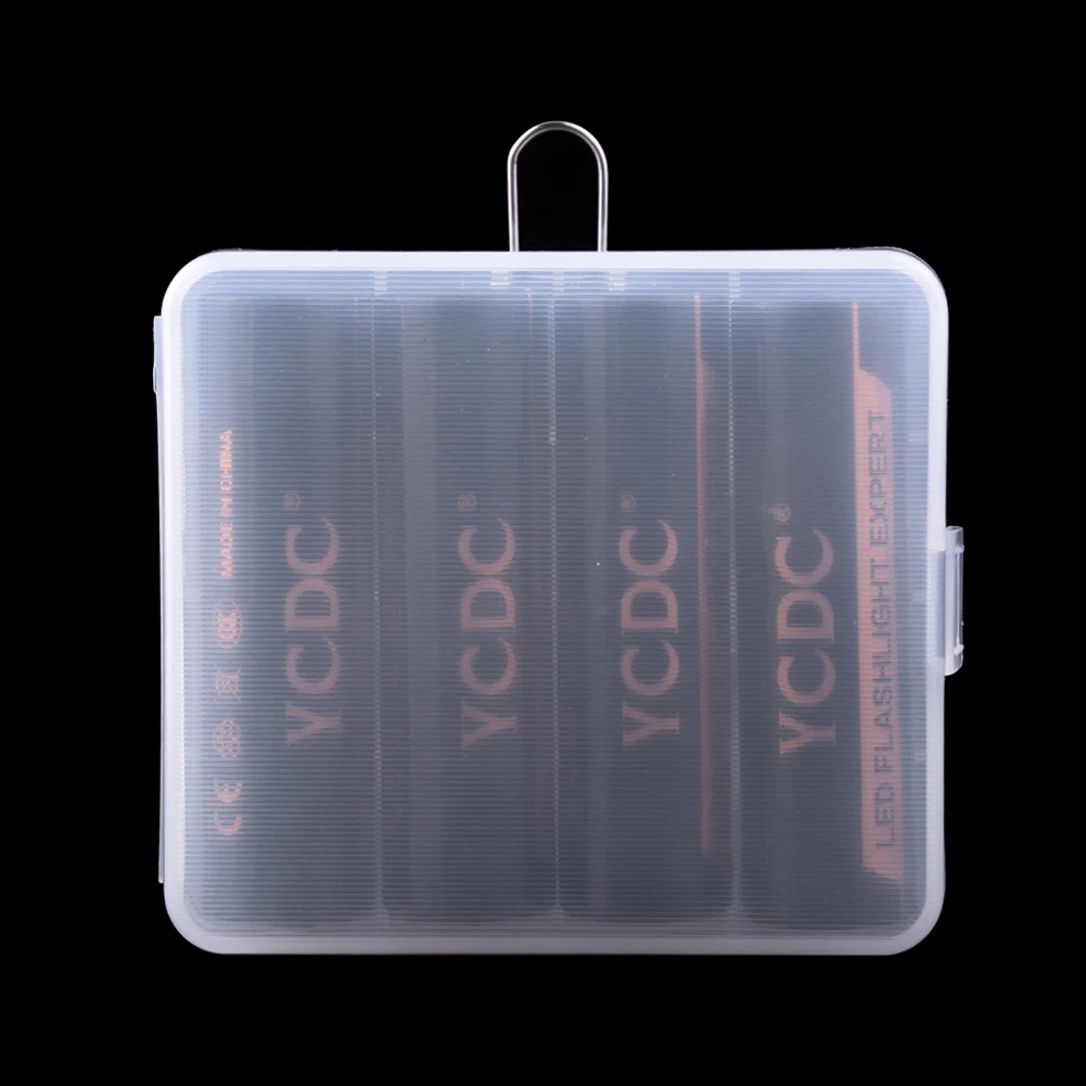 18650 Коробка для хранения литиевых батарей жесткий пакет 4*18650 перезаряжаемых