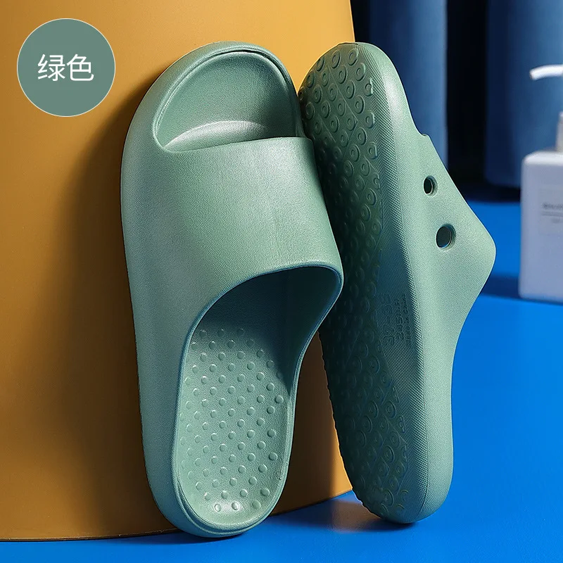 

Men Slipper 2021 Summer Outside Wear Shoe Anti-slip Soft Bottoms Indoor Home Men Flip Flops Women Slipper 34-45