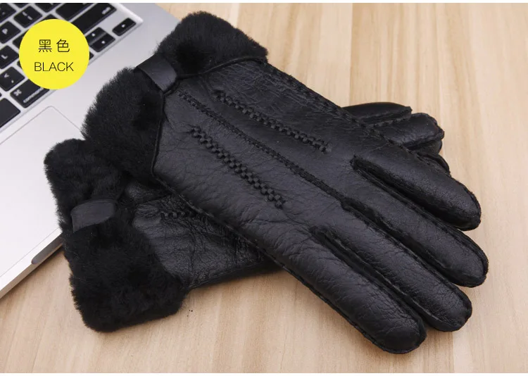 Перчатки ветронепроницаемые женские из натуральной кожи|Женские перчатки| |