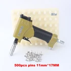 Meite 1170 пневматический пистолет с 500 шт. гаечных булавок 11 мм * 17 мм