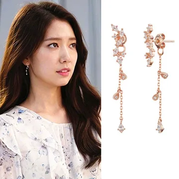 Женские серьги вкладыши Doctors Sin hye Park Hyun Bin воспоминания о Альгамбре драма IU