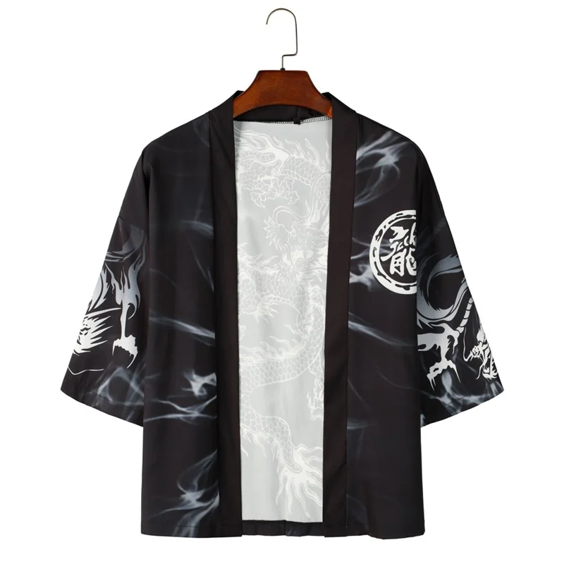 Японское кимоно KK4320 кардиган для мужчин юката харакудзю Азиатский стиль