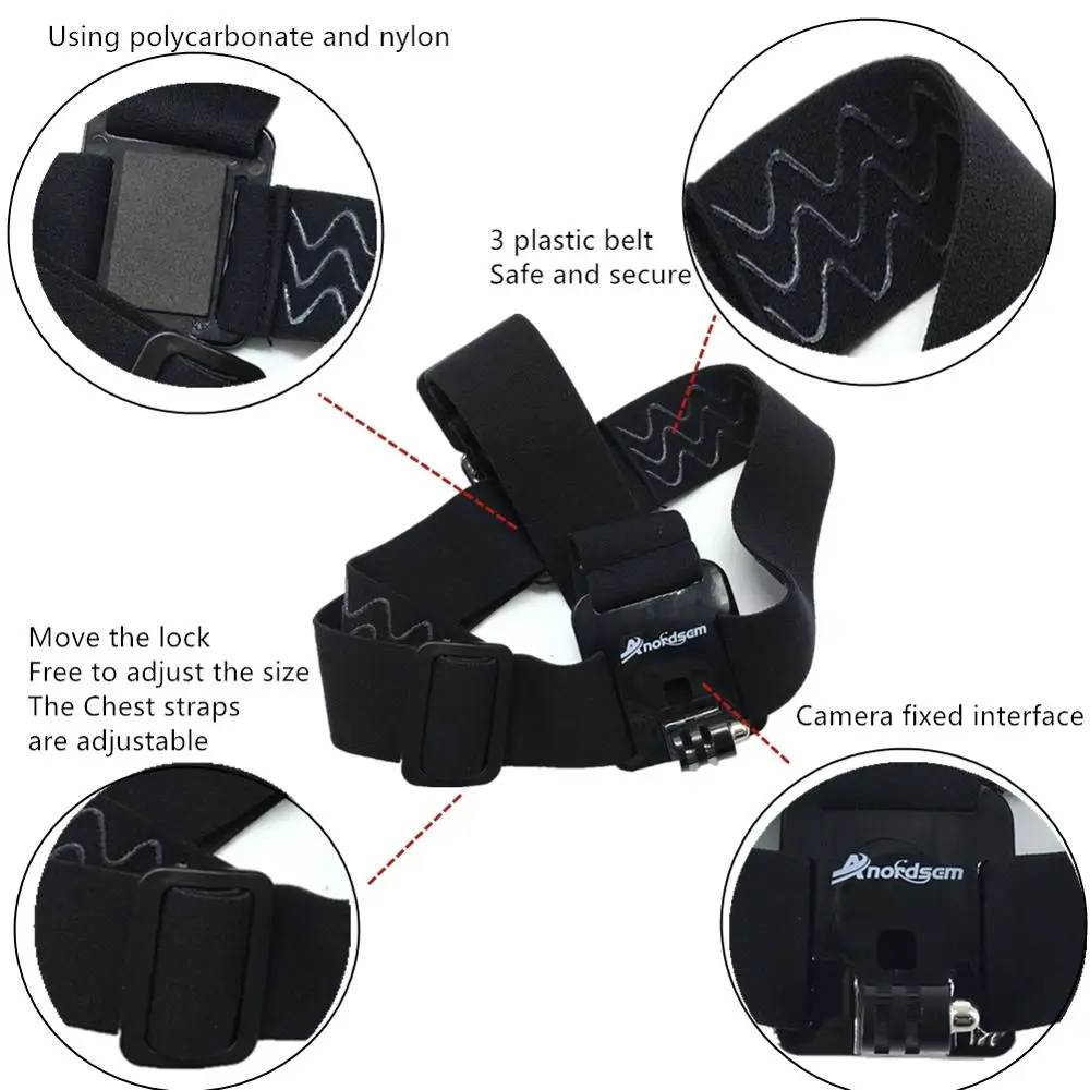 Набор аксессуаров Anordsem для Gopro гибкая селфи Палка с креплением камеры Hero 8 7 6 5 4 3 DJI