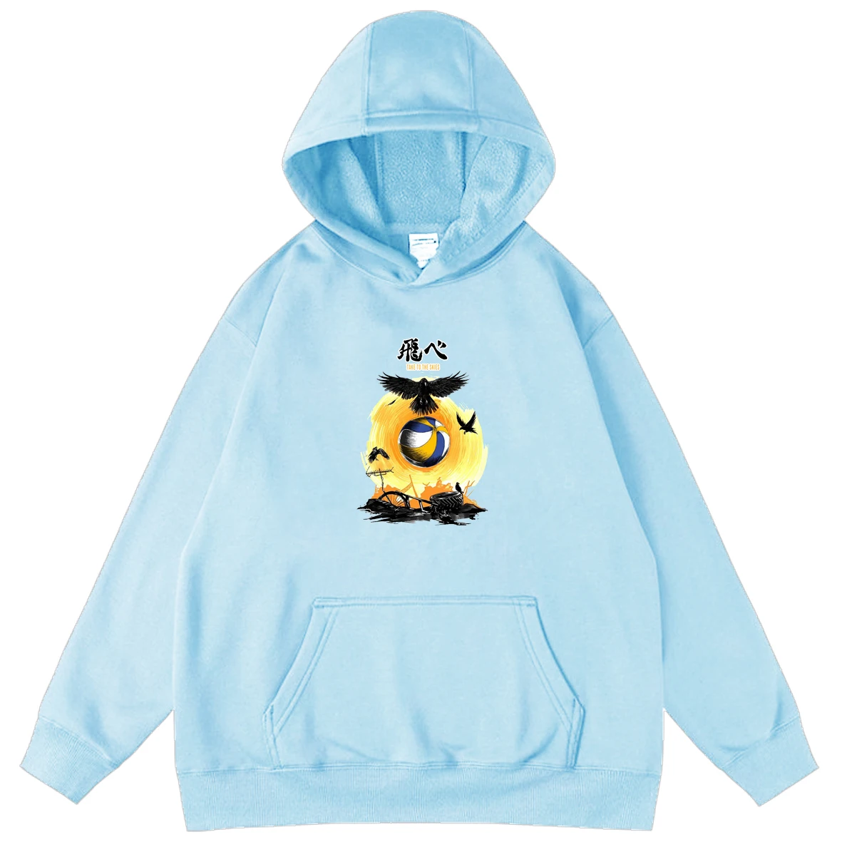 

Haikyu Popular Animation Cartoon Pattern Hooded Sweatshirts Streetwear Oversized Hoodie Men's Hoodies Pullover Anime Cartoon