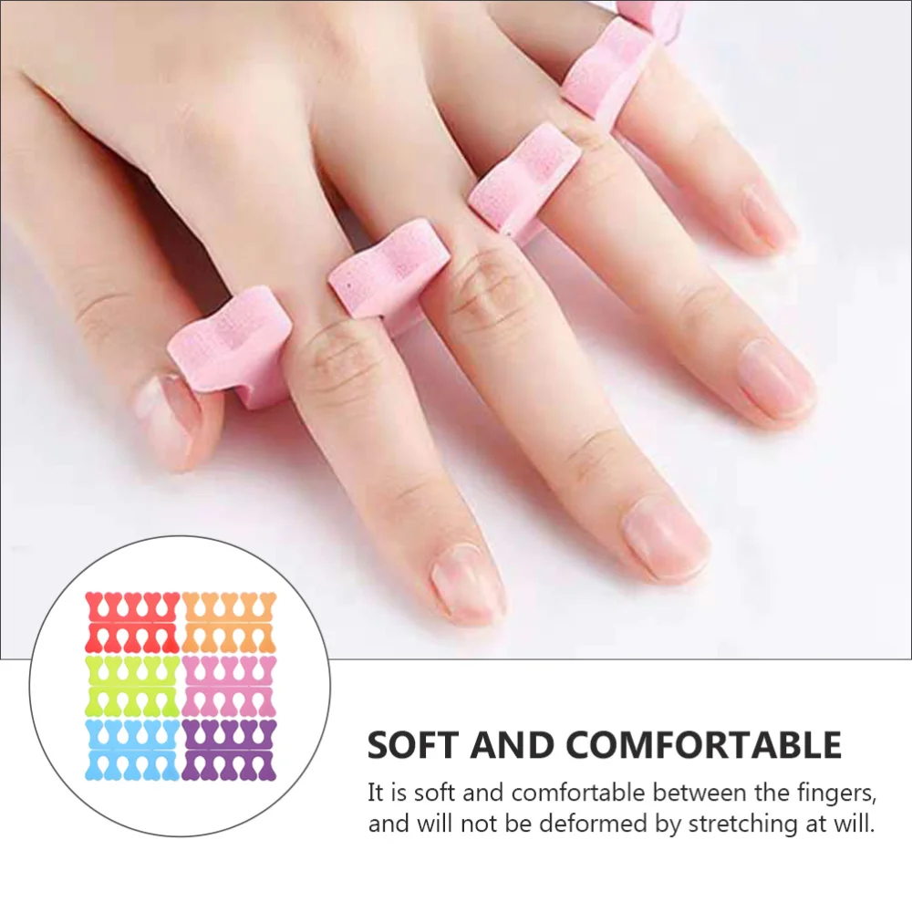 

36Pcs Manicure Finger Divider Creative Nail Art Separator Sponge Divider