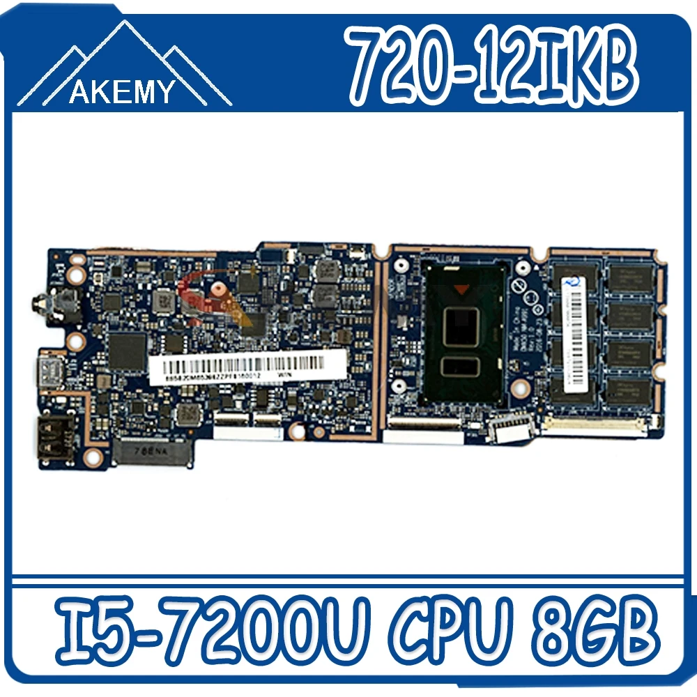 

Для Lenovo MIIX 720-12IKB Материнская плата ноутбука W/ I5-7200U CPU 8 Гб DMX50 NM-A991 PN внутренней катушкой, 5B20M65428 Проверка прошла успешно