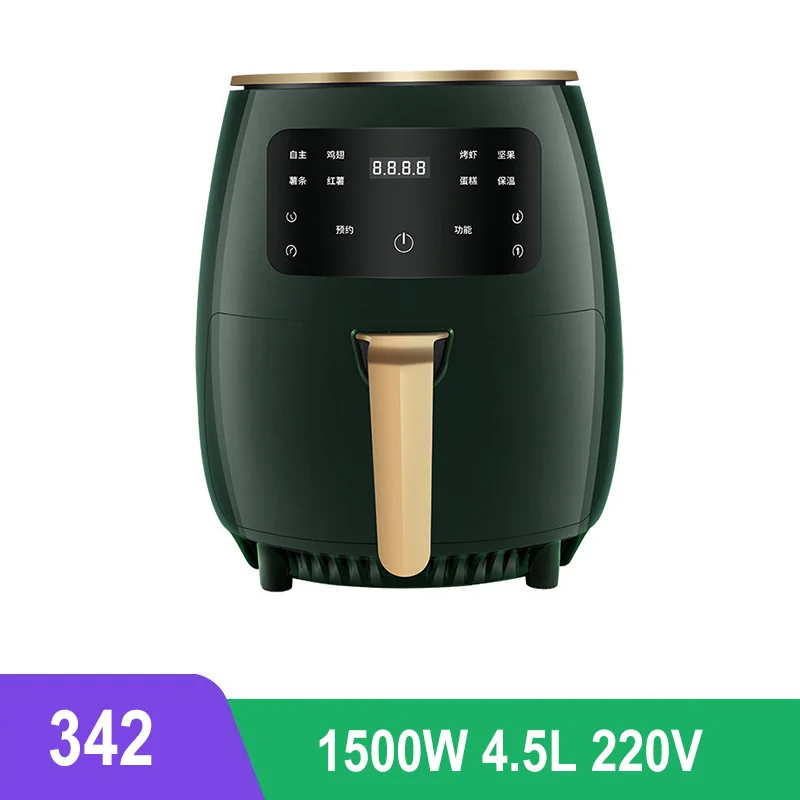 

4.5L Air Fryer Oil-free Electric Fryer Non-stick Pan Multi-function Electric Oven Pizza Chicken French Fries Healthy Fryer