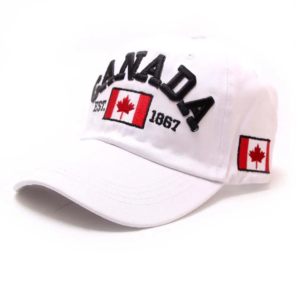 Hatlander бренд Канада письмо вышивка Хлопковые бейсболки gorra snapback изогнутые папа шляпа досуг открытый для женщин мужчин спортивные кепки