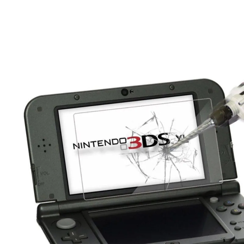 Топ Стекло дно PET защитная пленка для nintendo New3DS XL/LL 3dsxl/3dsll ЖК-дисплей Экран закаленное прозрачное покрытие защитный кожух полный