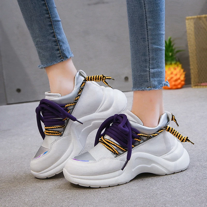 Rimocy/Модная женская дизайнерская обувь сезон осень Новинка черные кроссовки