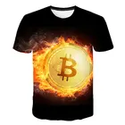 Биткойн революционная рубашка Биткойн криптовалюты-криптовалюта стандартная Повседневная гордость футболка Мужская Унисекс модная 3D футболка