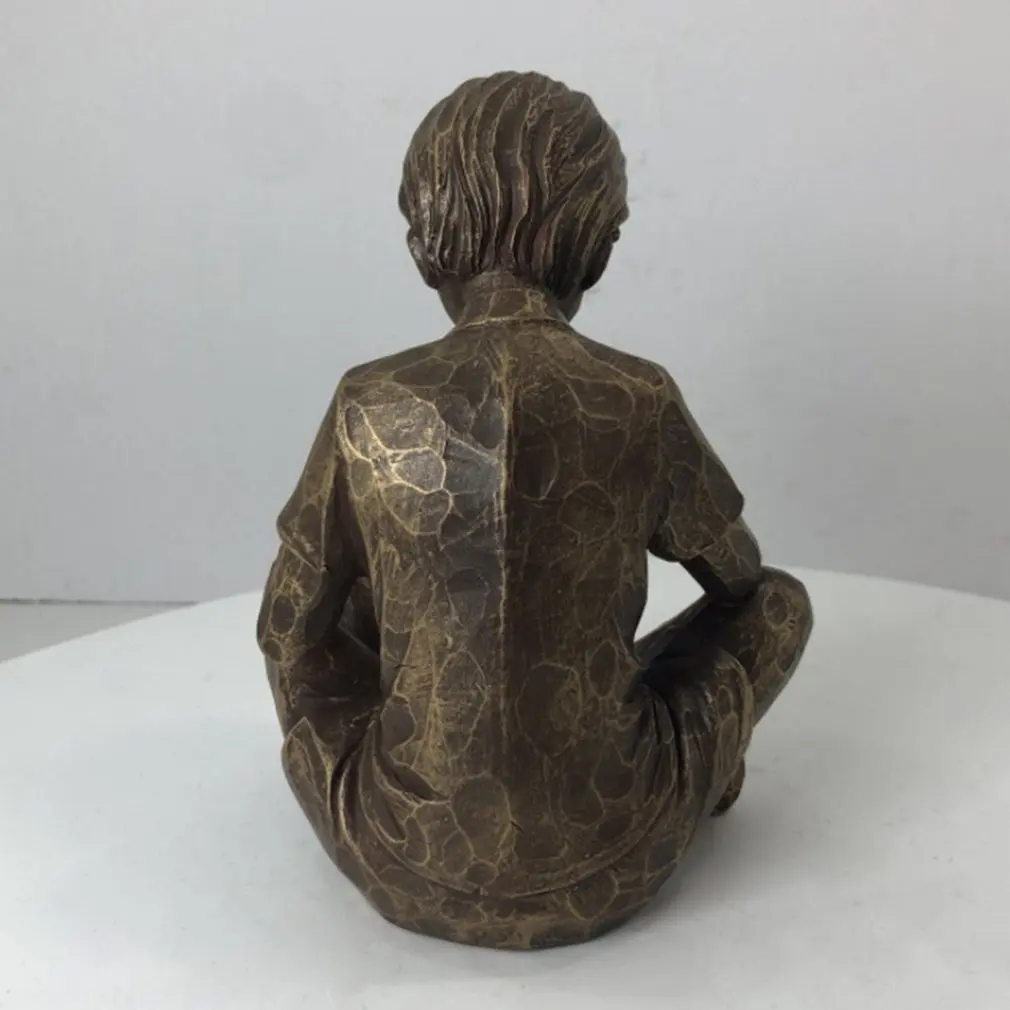 

A Kid With Solar Fireflies Garden Statue Resin Jar Little Boy W/ Solar Lighted Fireflies In Jar Garden Resin Crafts