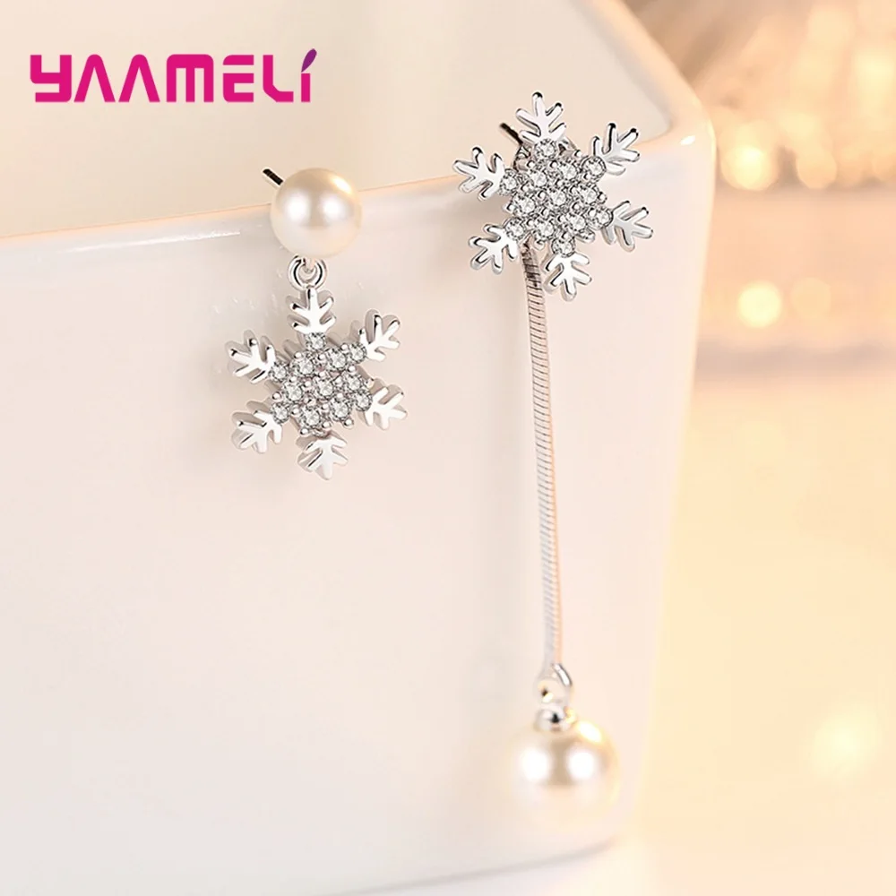 Корейские ювелирные изделия из стерлингового серебра 925 пробы висячие серьги