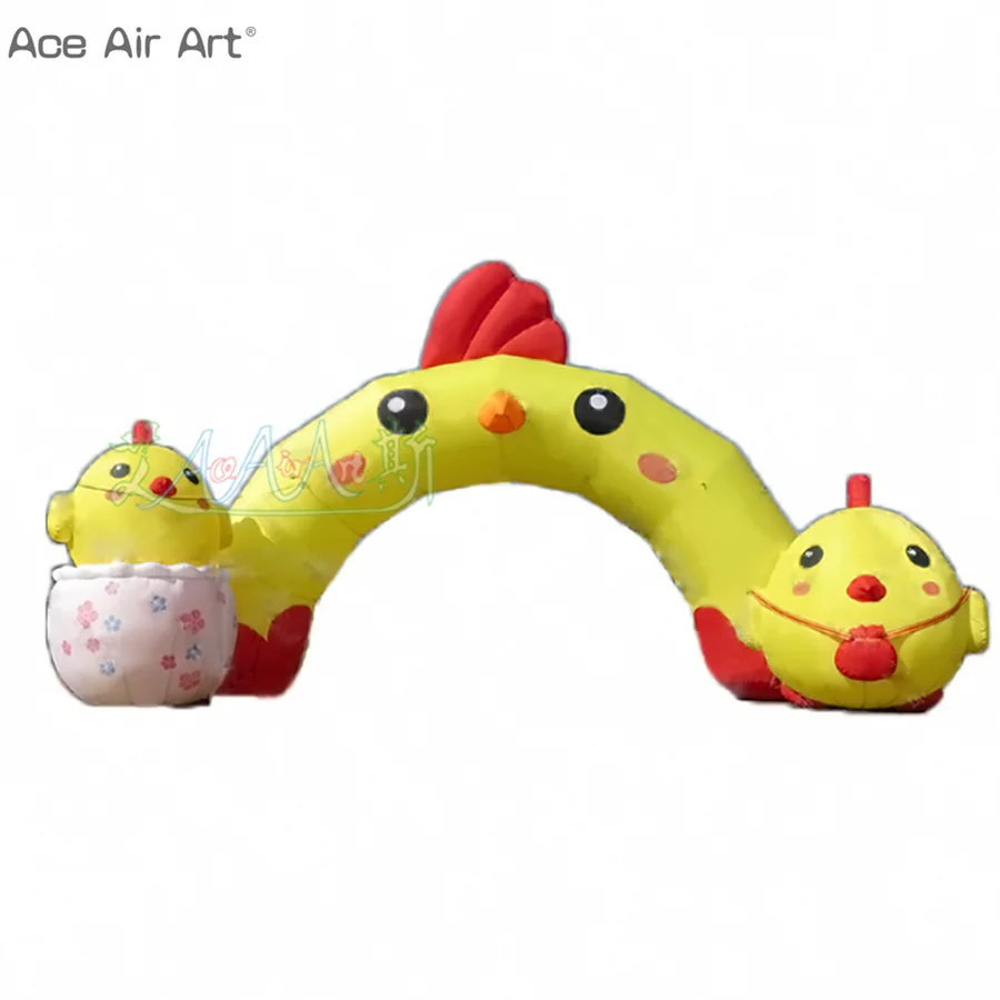 

2022 Exquisite Craft Inflatable Arch, Inflatable Yellow Chick Entrance Archway For Outdoor Advertising Made By Ace Air Art