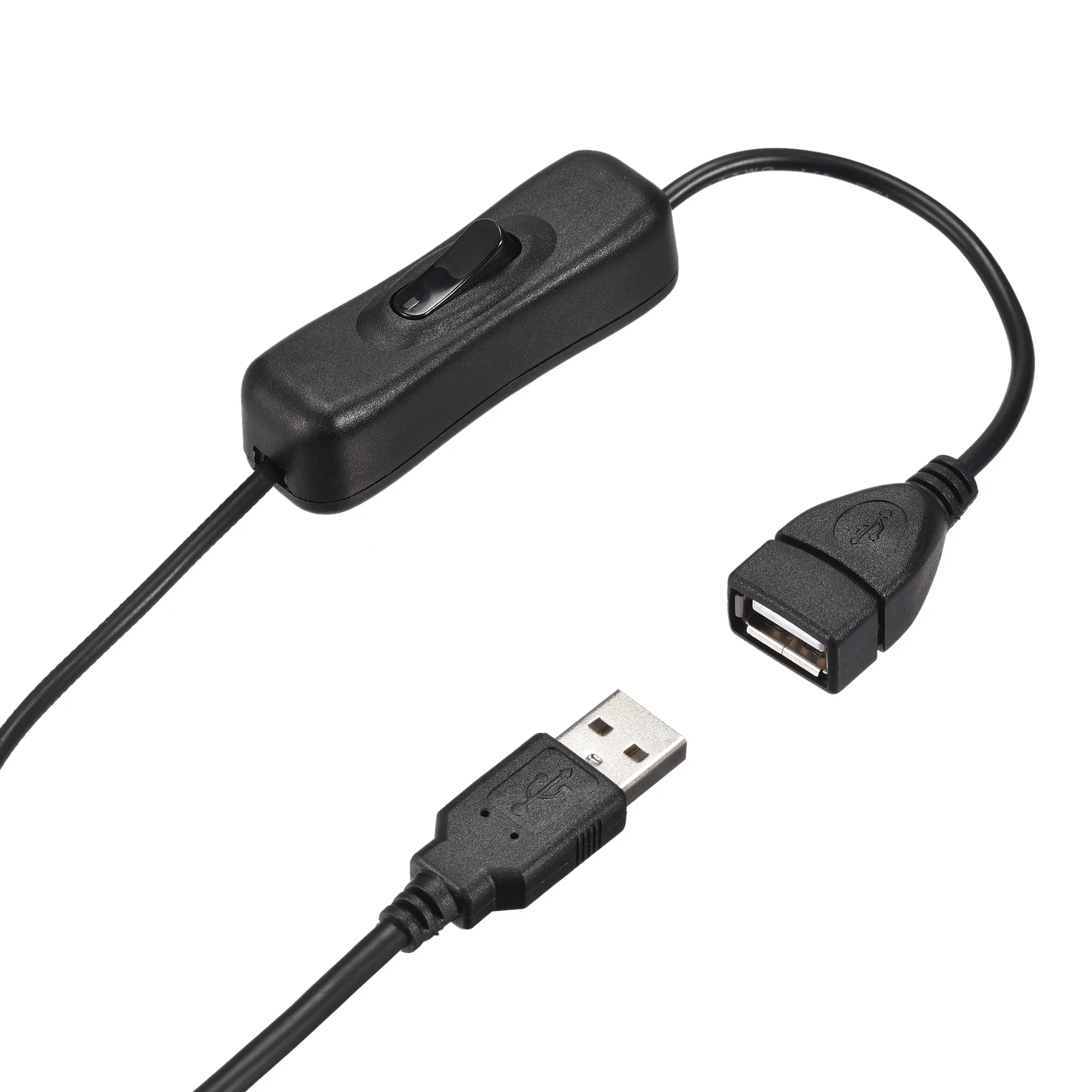 

Uxcell USB Cable with ON/Off Switch USB Male to Female Extension Cord 3 Meter Black