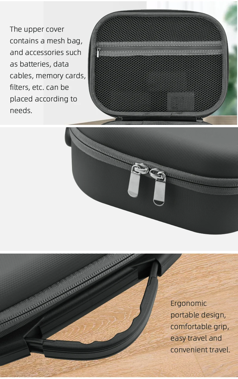 PooSue Portable Mavic Mini 2 Hard Shell Drone Handbag Bag Outdoor Carry Box Case for DJI Mini 2 Accessories