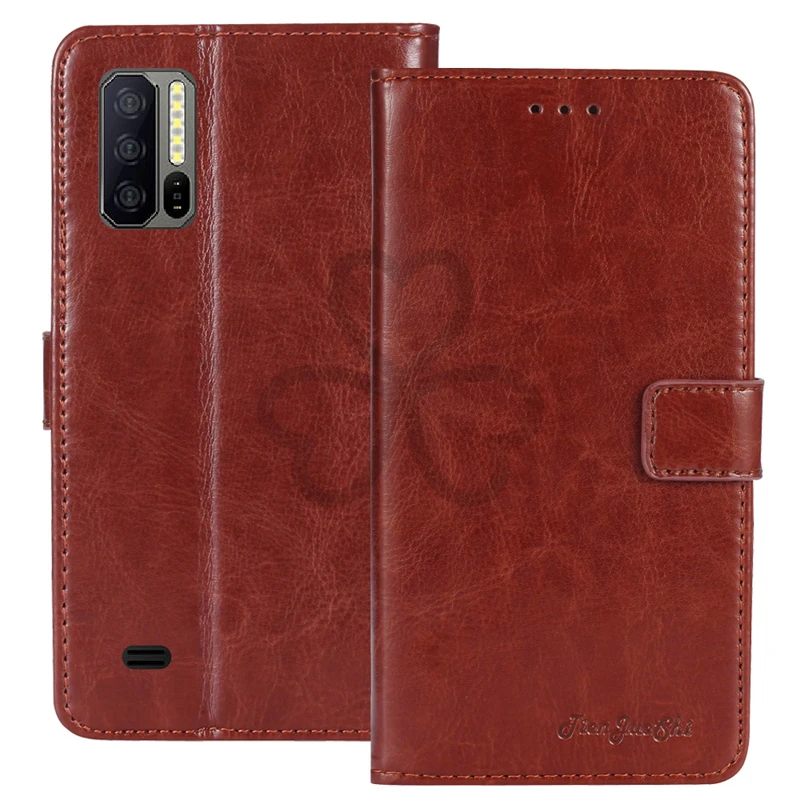 Прочный роскошный стильный защитный чехол-книжка TienJueShi из ТПУ и силикона для Ulefone