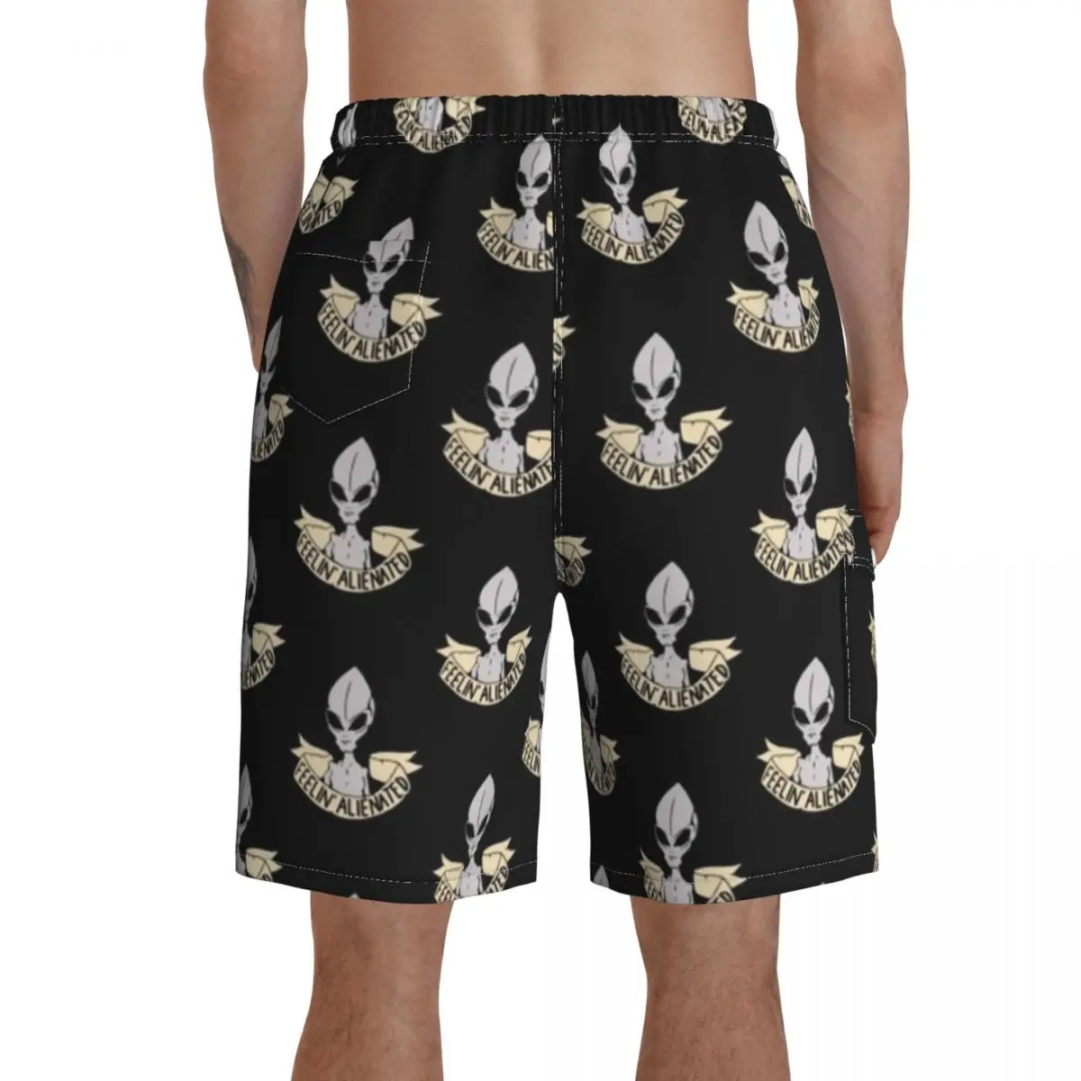 

X Files Board Shorts Polyester Swimming Trunks Beach Funny Men Swim Trunks