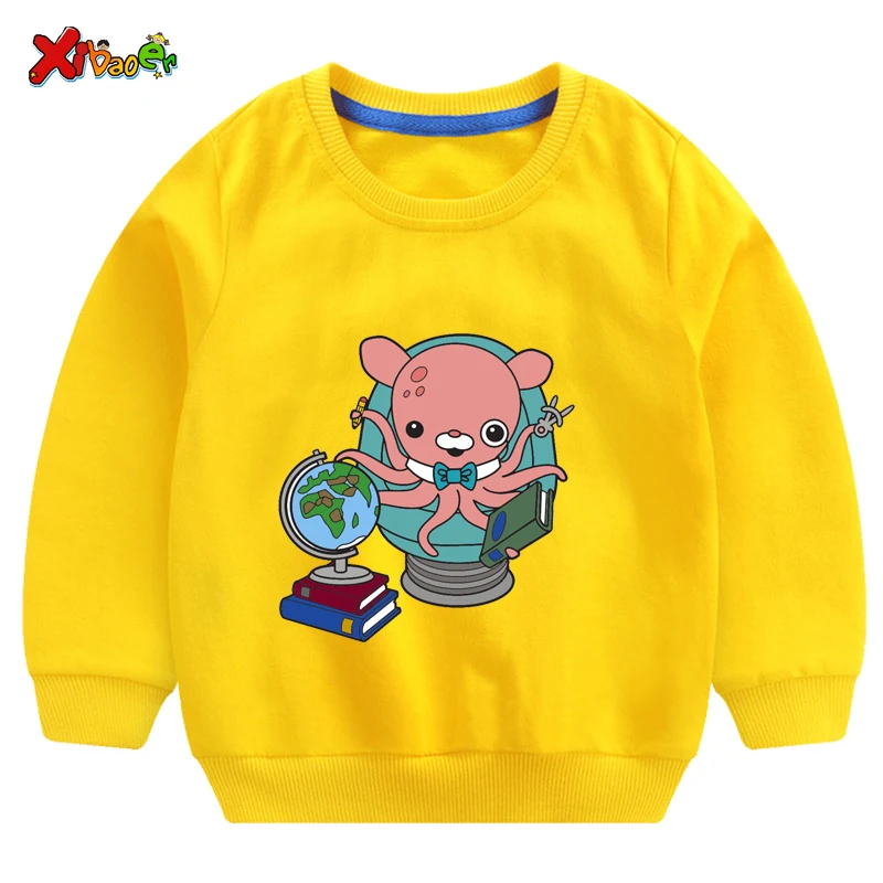 2019 уличная одежда Детская толстовка для маленьких мальчиков белая хлопковая с