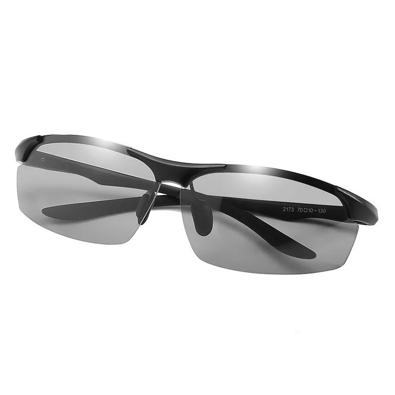 Солнцезащитные очки Vazrobe мужские фотохромные поляризационные с пружинными