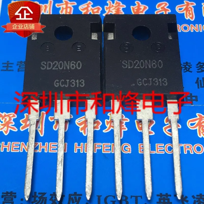 

Original 2pcs/ SD20N60 TO-247