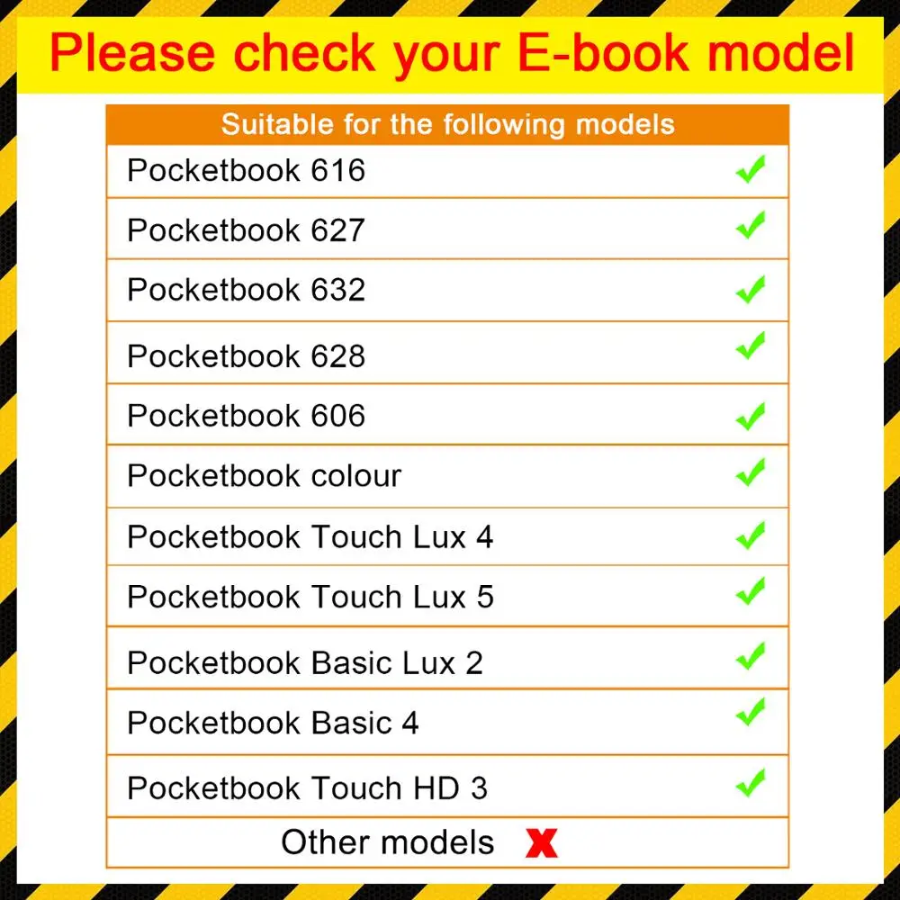 Чехол для Pocketbook 627 616 632 606 628 633 цветной Тонкий Магнитный чехол PocketBook Touch Lux 4 5/Touch HD