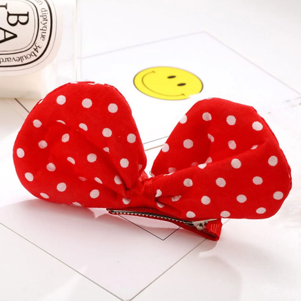 4 Цвета принцессы из мультфильма для девочек Аксессуары волос игривый в горошек с