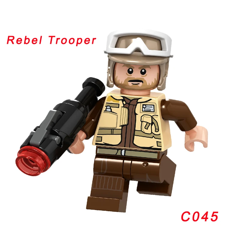 C045 Одиночная Звездные войны кирпич Боевой Дроид Malbus Leia Luke Skywalker Qui Gon Ro-Gr супер Боевой Дроид K2So строительный блок - Цвет: C045