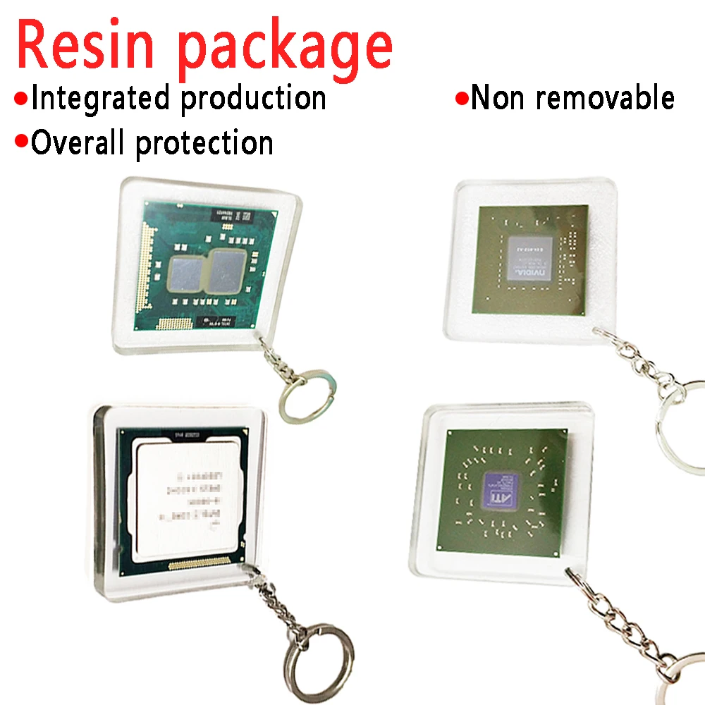 Лазерная гравировка CPU ключи цепи узор на заказ Персонализированная креативная