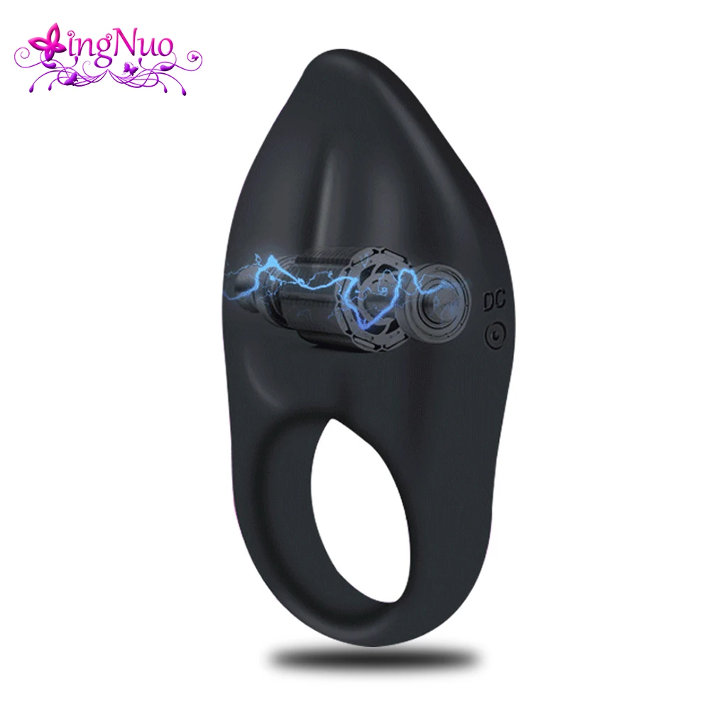 Мужской Вибратор для пениса вибратор с кольцом стимулятор клитора женщин