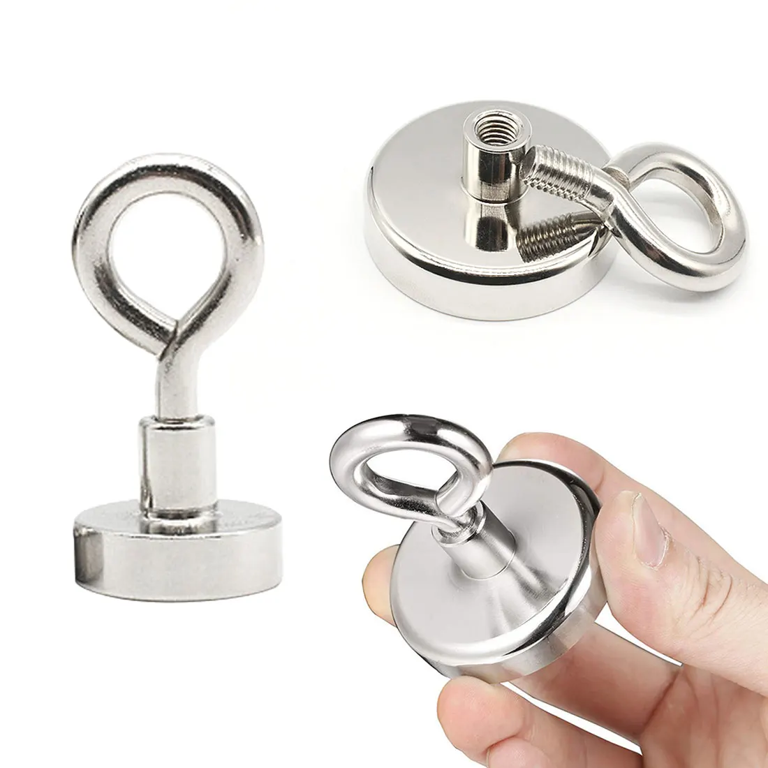 Суперсильный неодимовый магнит рыболовный крючок постоянный мощный круглый для