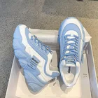 Женские кроссовки на шнуровке, легкие повседневные Нескользящие кроссовки на платформе, Осенняя обувь, 2021