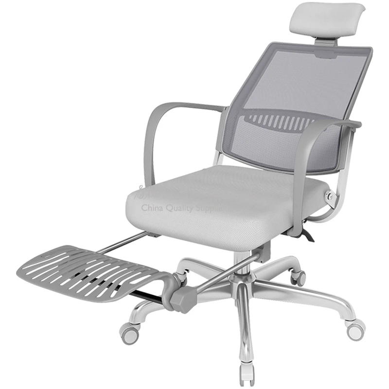 Компьютерное кресло с откидной спинкой офисный стул босса со стальными ножками