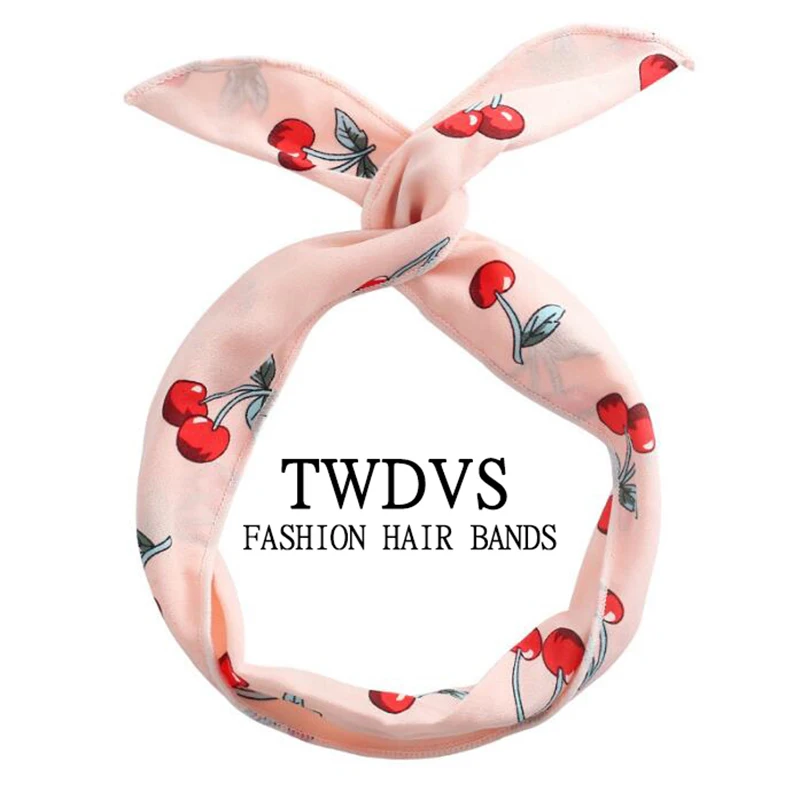 Женская повязка на голову с перекрестным бантом шифоновые аксессуары для волос