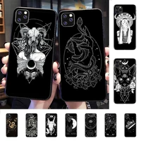 mysterium gothic fantasy artprint phone case for iphone 13 8 7 6 6s plus x 5s se 2020 xr 11 12 mini pro xs max