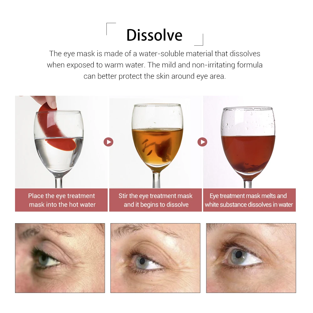 5 пар/10 шт. Коллагеновые патчи для кожи вокруг глаз от морщин и темных кругов |