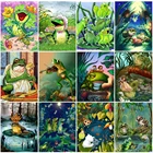 Алмазная живопись, животные, Новое поступление, алмазная вышивка, полная лягушка 5D, сделай сам, мозаика, картина, Набор для вышивки крестиком, ручная работа, подарок