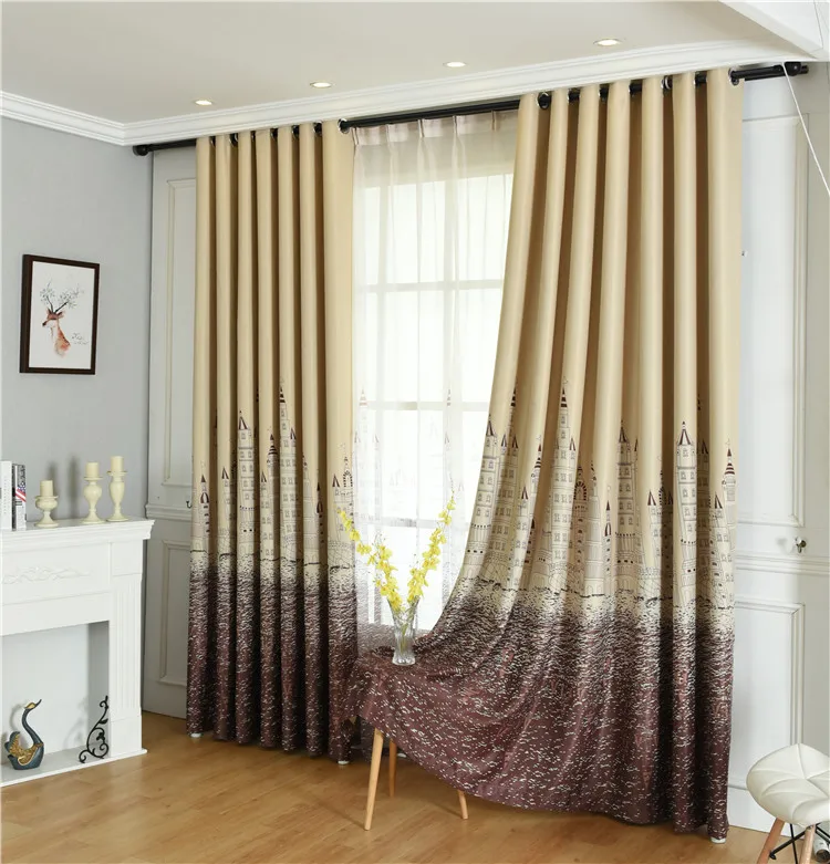 Занавески для гостиной столовой с принтом плотные детские занавески мальчиков и