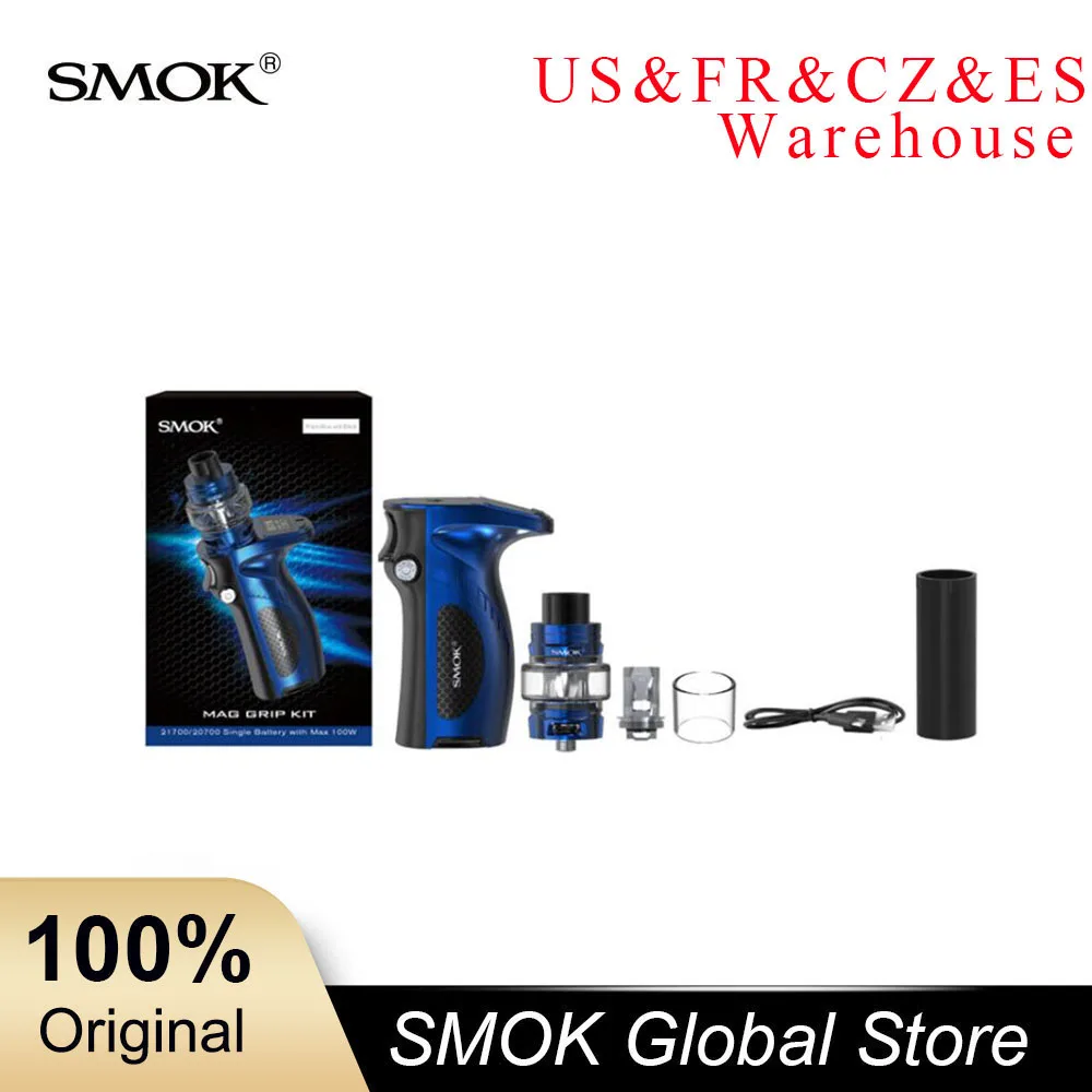 Набор ручек Smok Mag wiith 5 мл TFV8 Baby V2 Tank S1 S2 катушка 21700/20700/18650 аккумулятор электронная