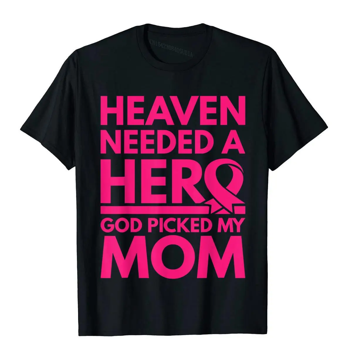 

Рубашка для информирования о раке молочной железы с изображением мама, небеса, ангела, мужские топы в стиле хип-хоп, хлопковые футболки, забавные