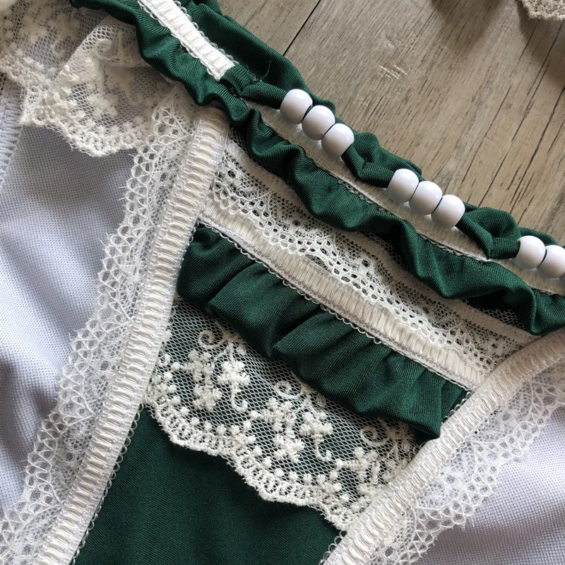 Женский купальник с кружевами, пуш-ап, женский купальник бикини, треугольный бикини с оборками,, mujer, купальный костюм, летняя пляжная одежда