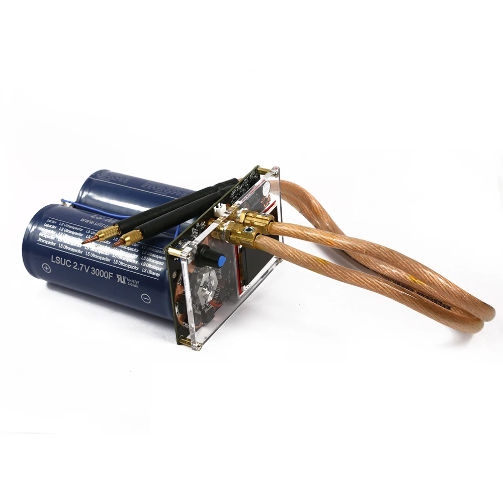 Сварочный аппарат конденсатор для точечной сварки 5 4 В светодиодный цифровой