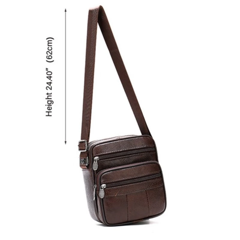 Сумка кросс боди мужская из натуральной воловьей кожи маленький мессенджер в