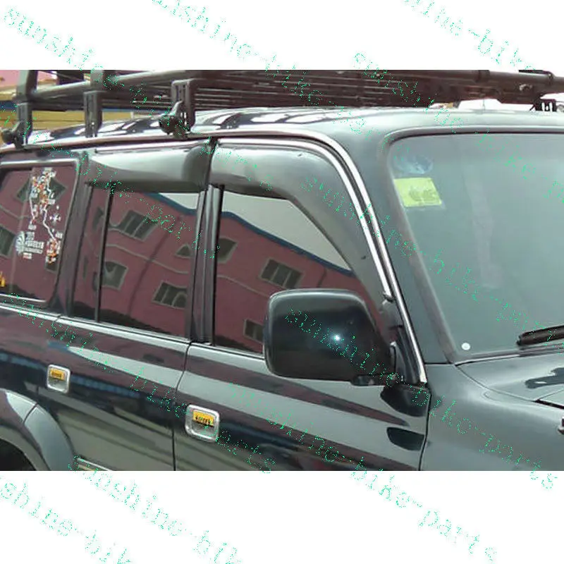 4 шт. Автомобильная оконная дождевая окантовка для Toyota Land Cruiser LC80 4500 FZJ80 1992-1997 высококачественные автозапчасти