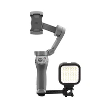 Three-head Hot Shoe Expansion Bracket For DJI OM 5/4 SE Mobile Phone Gimbal Stabilizer Stand For Gopro Hero 10 9 Accessories