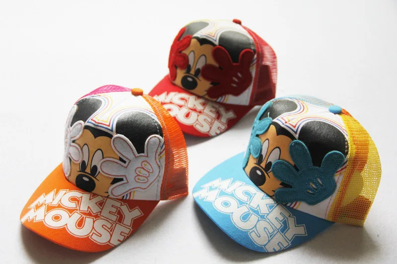 Disney Микки и Минни Маус для маленьких девочек шляпа с рисунком бантом детский