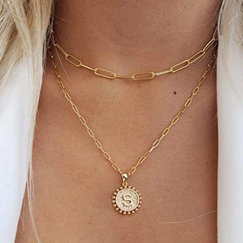 Женское ожерелье с подвеской в виде букв 26 |