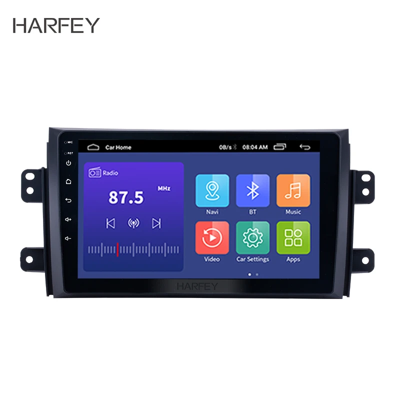 Harfey Android 9 0 дюймов Автомобильный GPS Авторадио Стерео для Suzuki SX4/Fiat Sedici 2006 2012